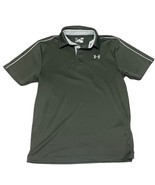 Under Armour Men’s Loose Fit Heatgear Polo Small  Olive Green GREAT COND... - $15.35