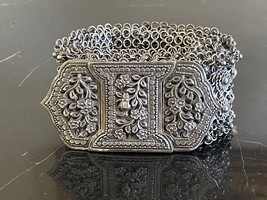 Gorgeous Art Nouveau Solid Silver Floral Belt 612 Grams - £1,173.26 GBP