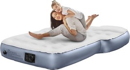 Suv Air Mattress Camping Bed With Built-In Pump For 2 People, 10 Inch - £101.58 GBP