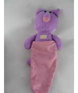 Purr-tenders Sock-Ems Cat Purple &amp; Pink Vintage 1987 Burger King - £3.86 GBP