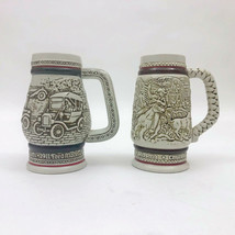 Avon Collectable Mini Beer Mugs Handcrafted in Brazil 1982 &amp; 1983 - £15.76 GBP