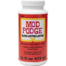 Mod Podge Gloss Waterbase Sealer, Glue (16-Ounce), CS11202 Finish, 16 oz - £11.98 GBP
