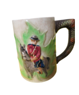 Vintage Royal Canadian Mounted Police Mounties Canada Mug Cup Royal Shaf... - £15.37 GBP