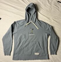 Life Is Good Hoodie Men’s Size Medium Blue Iron Man Golf Pullover Sweats... - $20.00