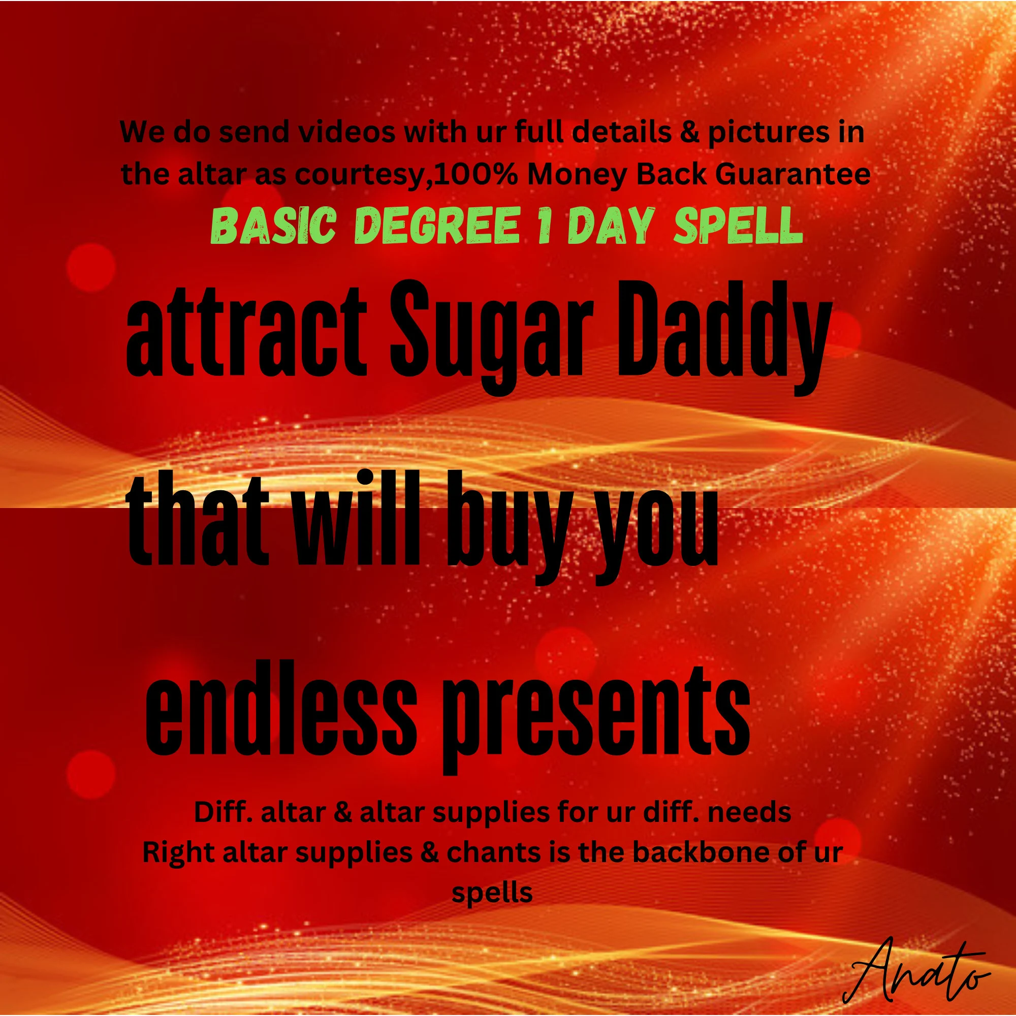 Buy Everything I Want Sugar Baby Spell romantic relationships - $600.00