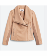 BB Dakota x Steve Madden Tan Chic Street Asymmetrical Jacket sz M - $39.59