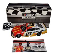 Autographed 2021 Bubba Wallace #23 Mc Donald&#39;s Talladega Race Win (1st Career Vic - £212.28 GBP