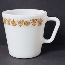 Vintage Pyrex Butterfly Gold 8 oz. D Handle Coffee Mug - £12.06 GBP