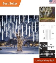 Magical 864 LED Christmas Meteor Shower Lights with Waterproof Safety Fe... - $60.00