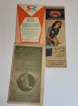 Vintage Lot of Advertising Samples &amp; Ephemera - Rawleigh Wool Brightener... - $29.69