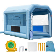 VEVOR Inflatable Paint Booth, 13.1 x 9.8 x 9 ft Inflatable Spray Booth, ... - $243.90