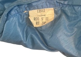 VTG Camp 7 Frontier Goose Down Sleeping Bag Blue 5'11" Boulder CO USA image 5