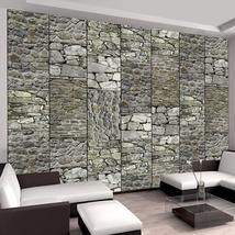 Repeating Wallpaper Roll - Gray Stones - 32.8&#39;L x 19.7&quot;W - £51.95 GBP+