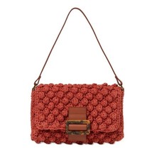 No Boundaries Womens Clay Brick Crochet Festival Shoulder Strap Bag New ... - £15.82 GBP