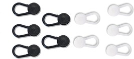 Black &amp; White Button Extender Variety Pack (5 black + 5 white) - $9.99