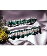Trophy Wife Custom Colors Embroidered Wedding Bridal Garter Set Personal... - $498.07 MXN