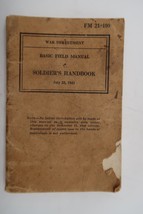 WW2 Basic Field Manual &#39;42 Soldier&#39;s Booklet War Office - $24.99