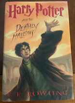 Harry Potter and the Deathly Hollows 1st Edition Hardcover Book JK Rowling 2007 - £7.85 GBP