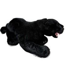 Vintage 1999 Rare Very Realistic 33&quot; Black Panther Plush Toy Discovery Channel - $152.14
