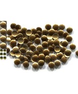 ROUND Smooth Nailheads   3mm Hot Fix Antique GOLD color   2 Gross  288 P... - $128.86 MXN