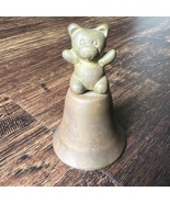 VINTAGE Brass Bear Bell Teddy Bear Baby Bear Collectible - $10.00