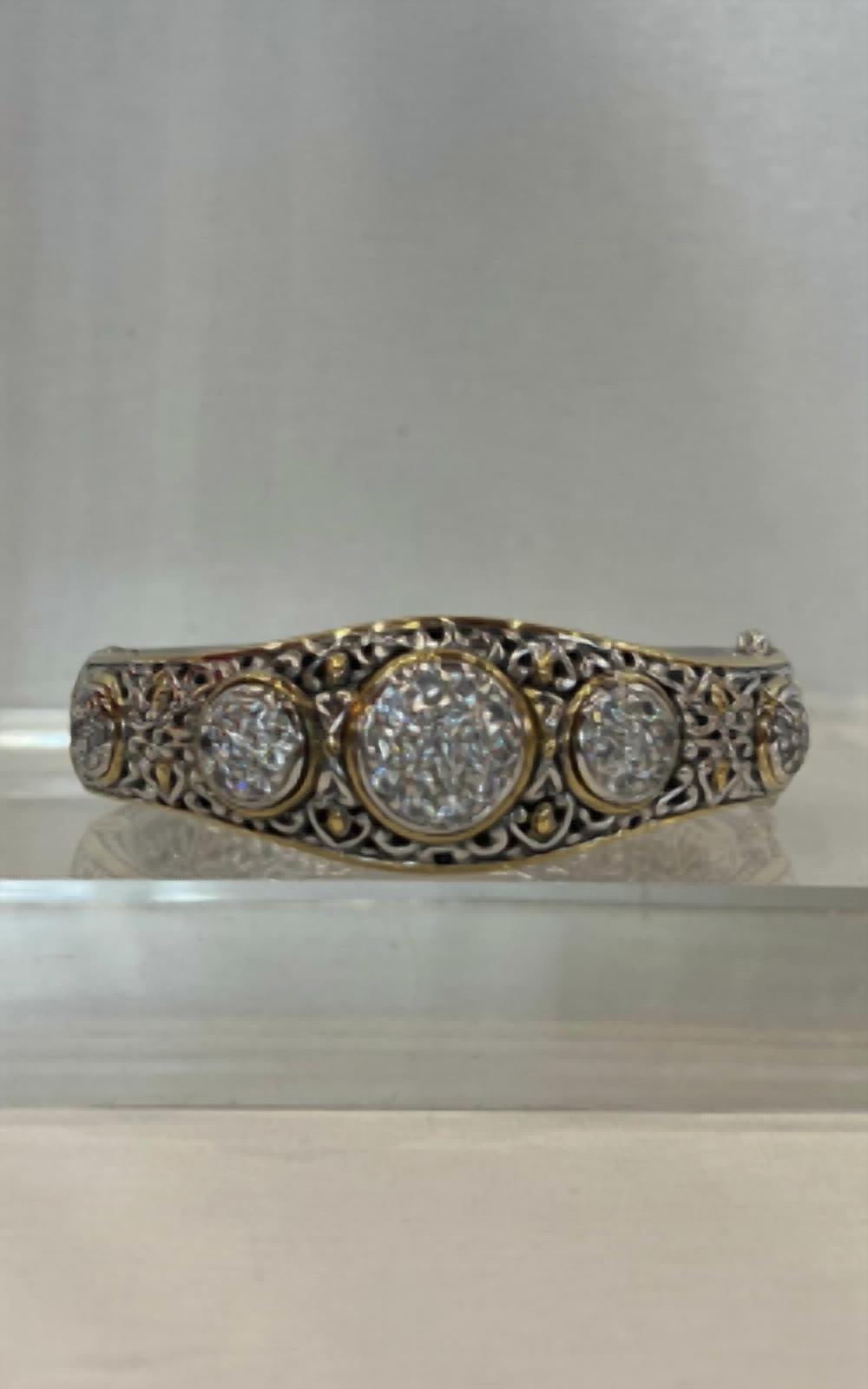 John Medeiros John Medeiros Pave Bangle Size One Size - $127.71