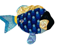 Plush Stuffed Animal Plushie GANZ Tropical Fish Blue Ocean Kids Toy Coll... - $9.89