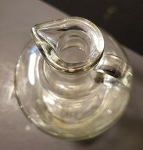 VINTAGE BOLDT GLASS CRUET WITH GLASS STOPPER image 2