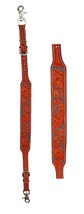 Western  Tack Floral Tooled Leather Wither Breast Collar Strap  10504 - $26.72