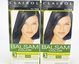 Clairol Balsam Color Black 618 Permanent Hair Dye Color 100% Gray Covera... - £12.95 GBP