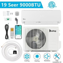 Smart 9000 Btu Mini Split Air Conditioner Heat Pump Wifi Dehumidify Fan - £541.43 GBP