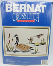 Bernat 95-4227-00 Canadian Geese Counted Crosstitch Kit 12&quot; x 24&quot; NEW - £8.69 GBP