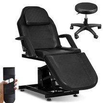 Electric Massage Table Bed Facial Chair Reclining Medical Beauty with Stool - $655.99