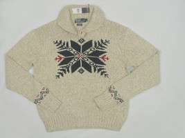 NEW! Polo Ralph Lauren Snowflake Design Sweater!  *Huge Snowflake on Front* - £78.75 GBP