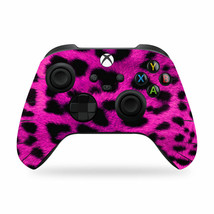 For Xbox One Series X Controller (1) Vinyl Skin Wrap Decal Pink Animal Print - $7.49