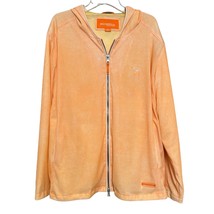 Weatherproof Womens Hilton Head Jacket Orange 2XL Hoodie Full Zip Pockets Golf - £15.53 GBP