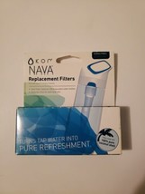 KOR Nava Hydration Water Bottle Replacement Filters 2-Pack Model 3121 - NEW - $12.68