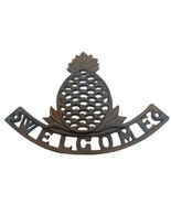 Pineapple Cast Iron Hanging Welcome Sign  Hanging 9.5” 6.5” Nice Patina! - $14.80