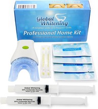 Global Whitening Professional Led Light Teeth Whitening Complete Home Kit - £23.60 GBP