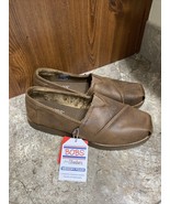 Skechers BOBS Chill Lugs Urban Spell Womens Size 8.5 Brown Vegan Loafers... - $40.00