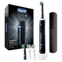 Electric Motor Toothbrush Oral B Replacement Heads Power Automatic Genius X New - £112.99 GBP