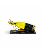 Michael Aram Anemone Granite and Brass Wine Rest White Flower Gold - 175046 - £152.72 GBP