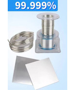 High Purity Indium Sheet Metal Plate In≥99.999 In Wire for Scientific Re... - €21,49 EUR+