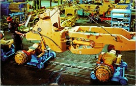 Vtg Postale 1992 Caterpillar Tracteur Usine de Fabrication Processus Publicité - £5.67 GBP