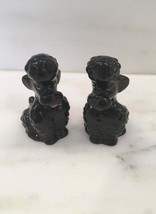Antique Goebel Ceramic Black Poodles Set - £27.17 GBP
