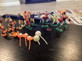 18 Sports Baseball Football Cake Toppers Vtg 70,s And 80’s - £7.74 GBP