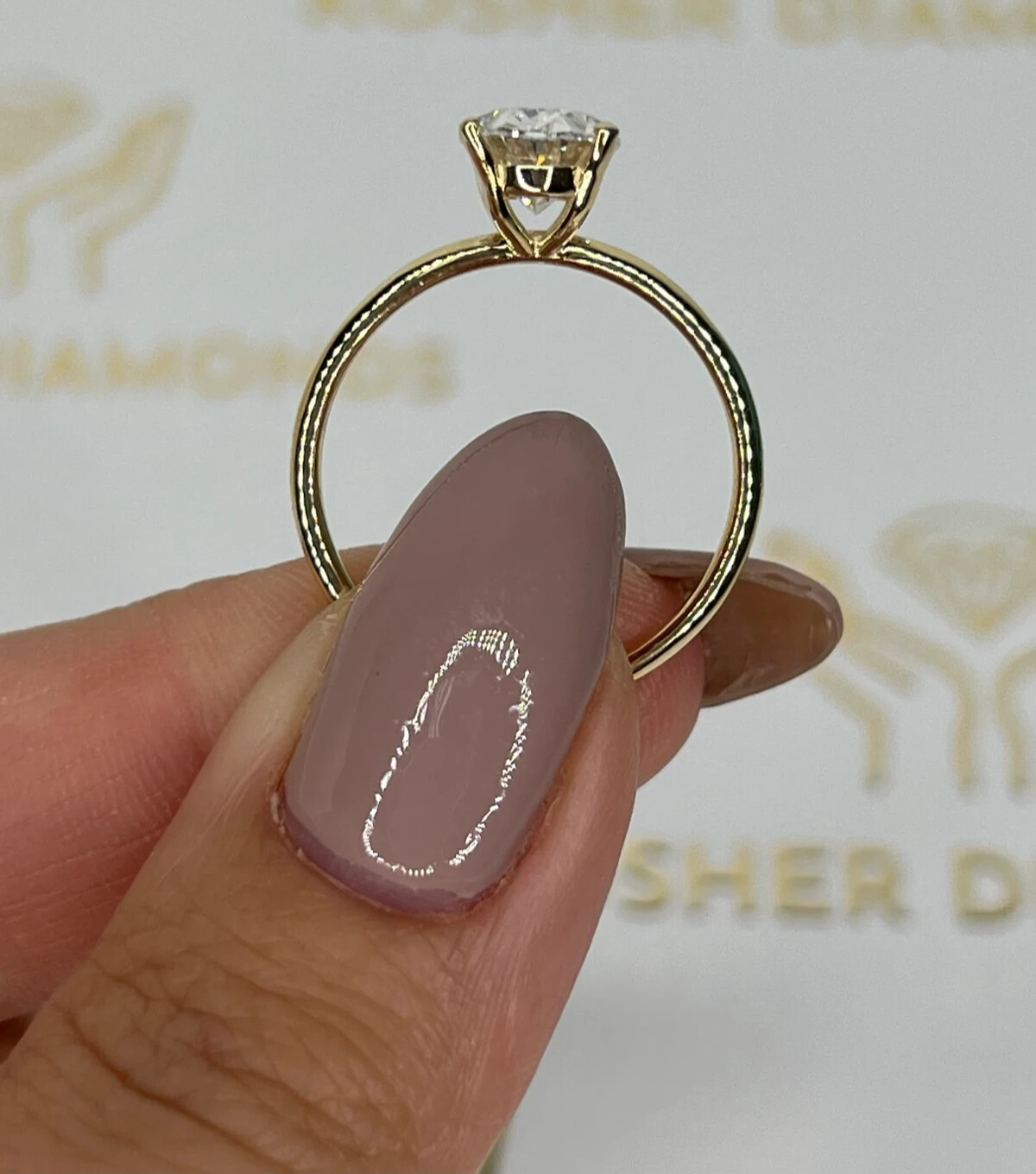 Lab Grown 2.00 Carat IGI Certified D Color VVS2 Clarity Oval Cut Diamond Ring Item image 4