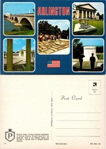 Virginia Arlington House Cemetery Tomb of the Unknown John Kennedy VTG Postcard - £7.51 GBP