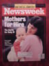 Newsweek January 19 1987 Surrogate Mother Anita Baker - £5.17 GBP