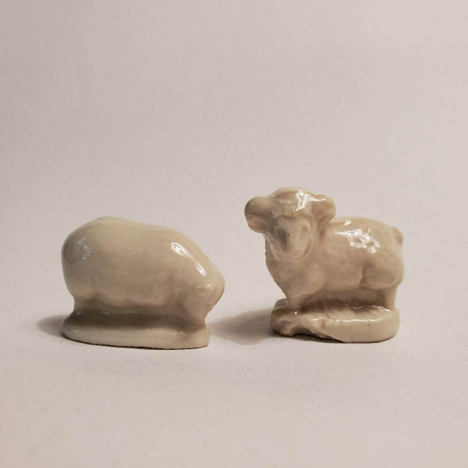 Primary image for Wade Whimsies Sheep Figurines, set of 2, Wade England Collectibles, noahs ark